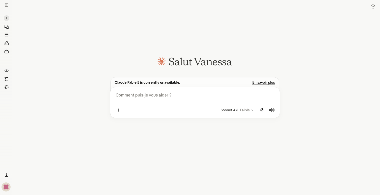 interface Claude IA pour apprendre à utiliser l'IA au quotidien