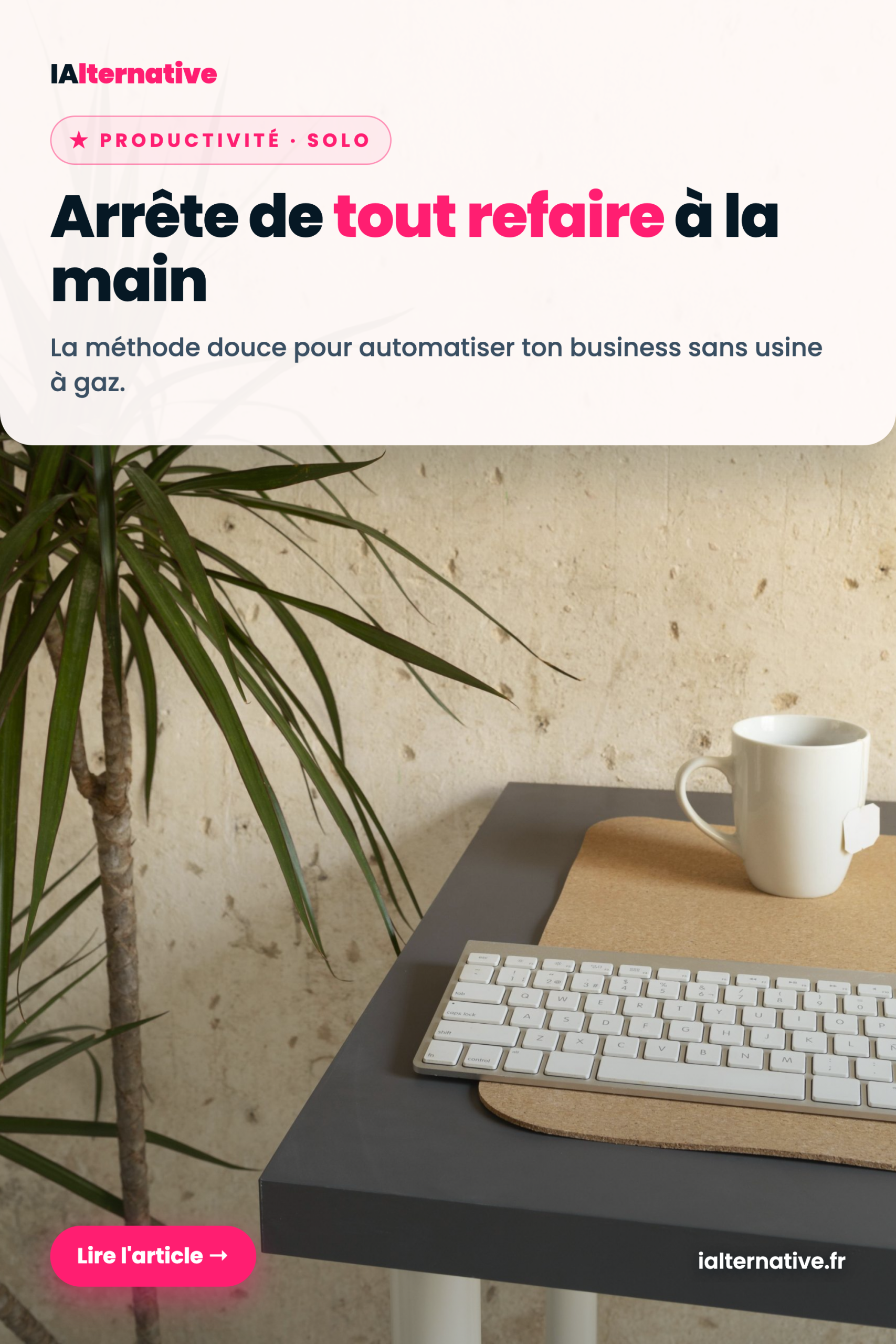 automatiser son business, à épingler sur Pinterest