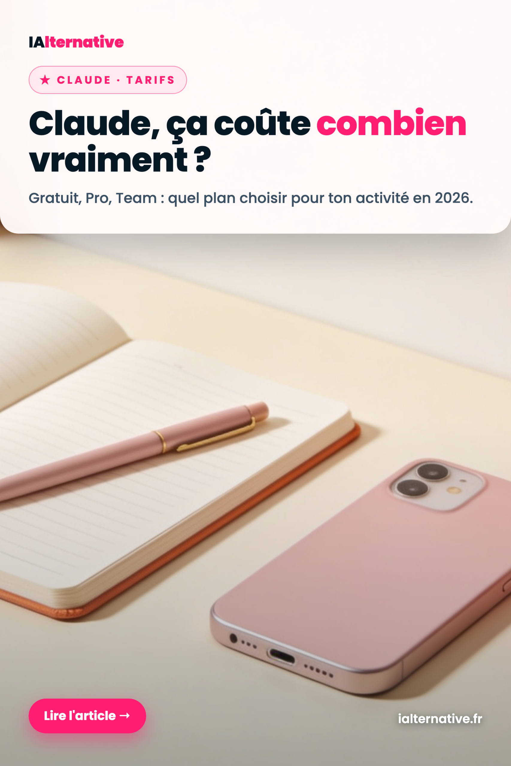 Claude IA abonnement — à épingler sur Pinterest