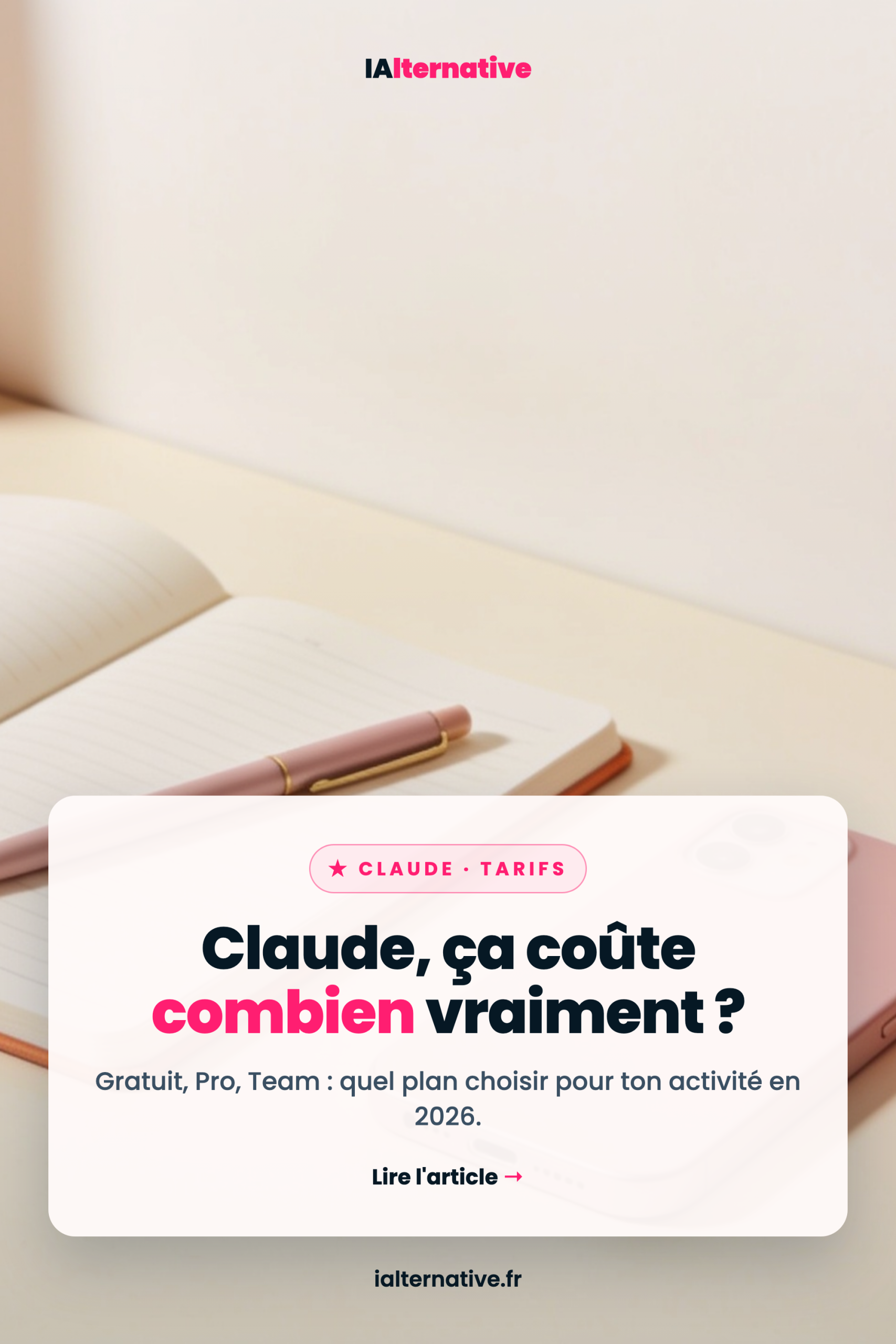 Claude IA abonnement — à épingler sur Pinterest