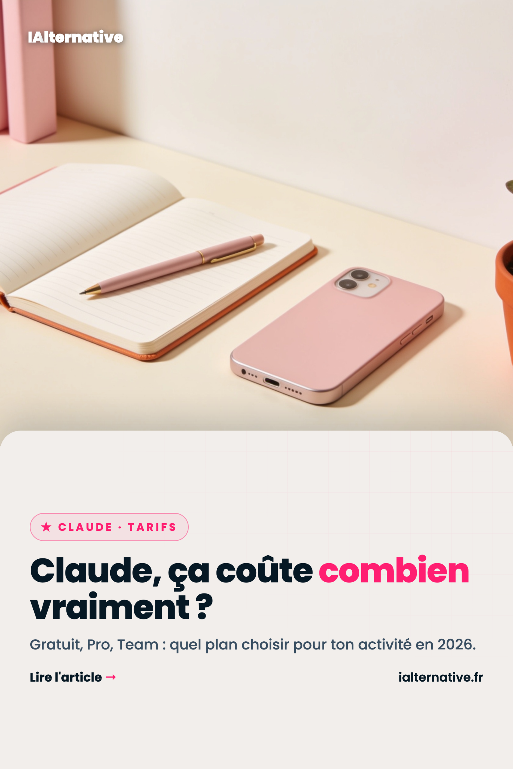 Claude IA abonnement — à épingler sur Pinterest