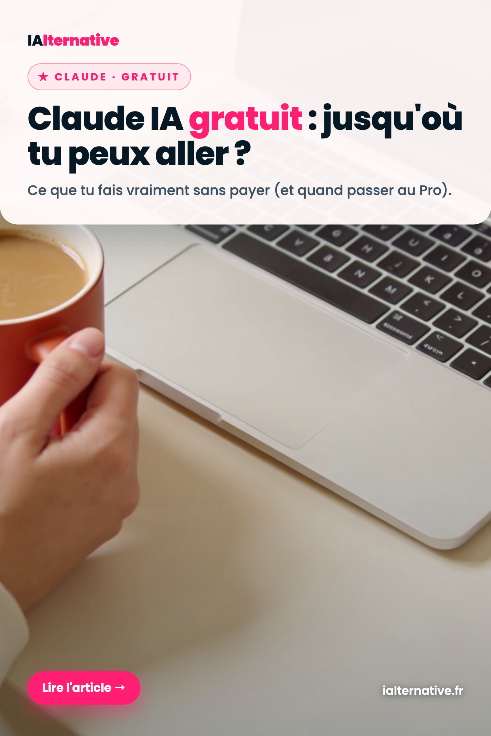 Claude IA gratuit — à épingler sur Pinterest