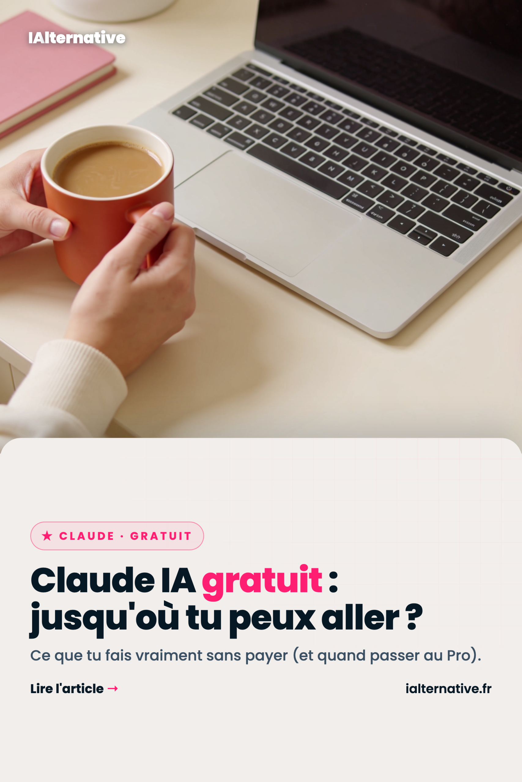 Claude IA gratuit — à épingler sur Pinterest