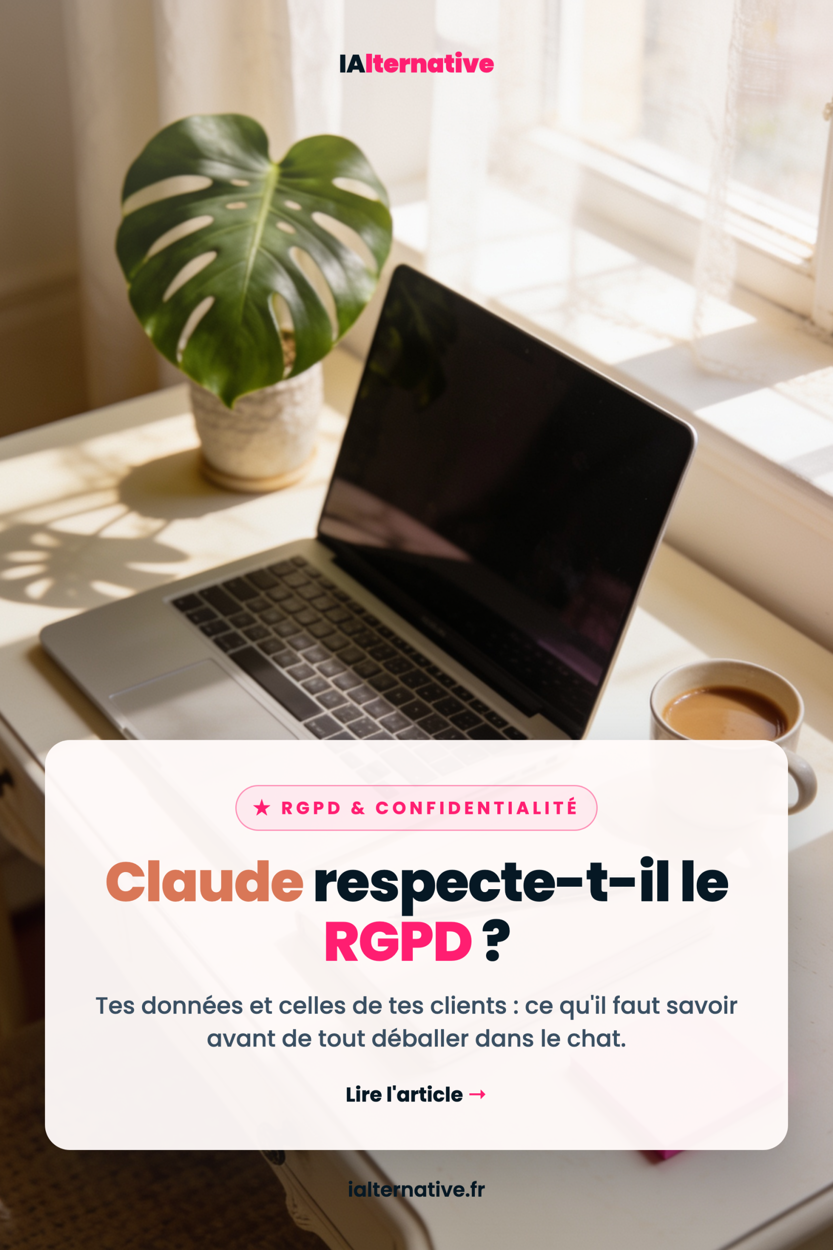 Claude RGPD données personnelles — à épingler sur Pinterest