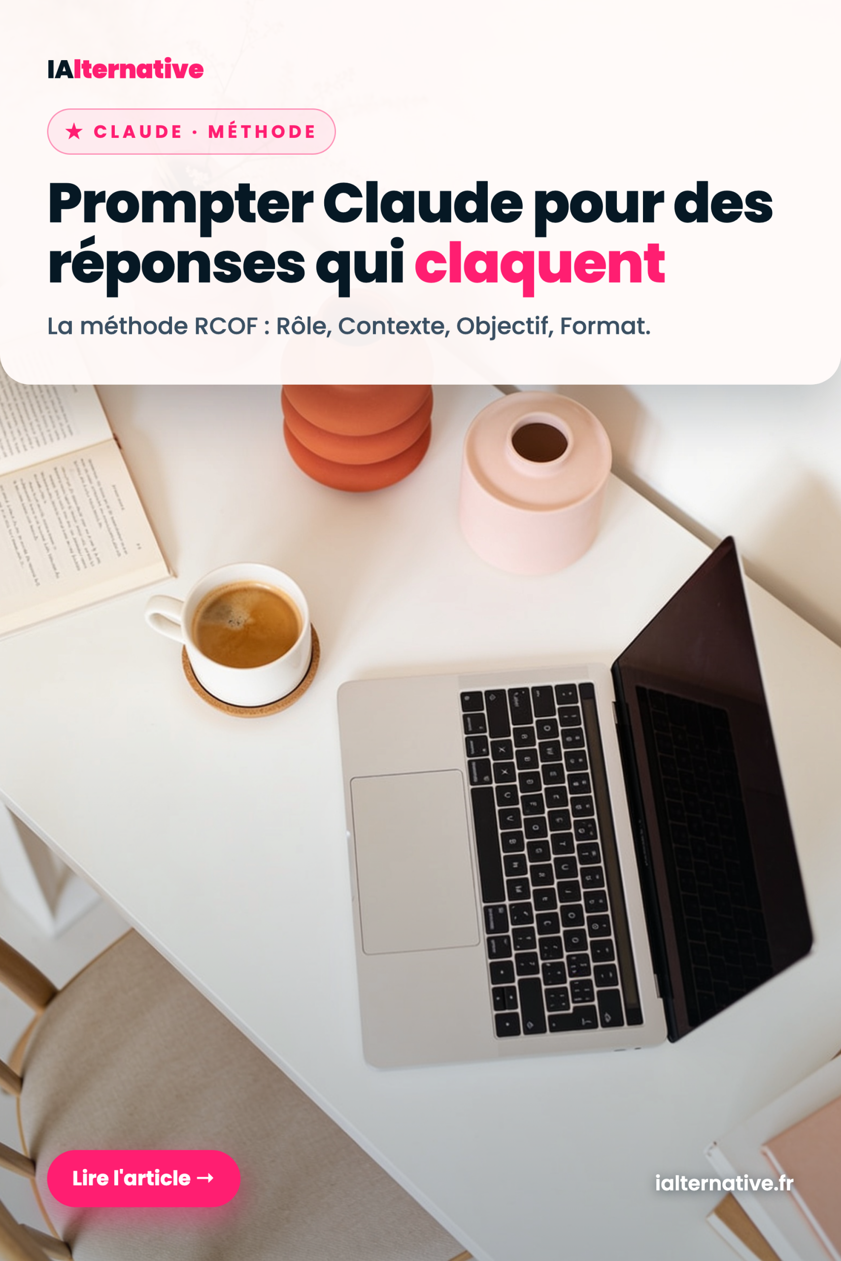 comment prompter Claude — à épingler sur Pinterest