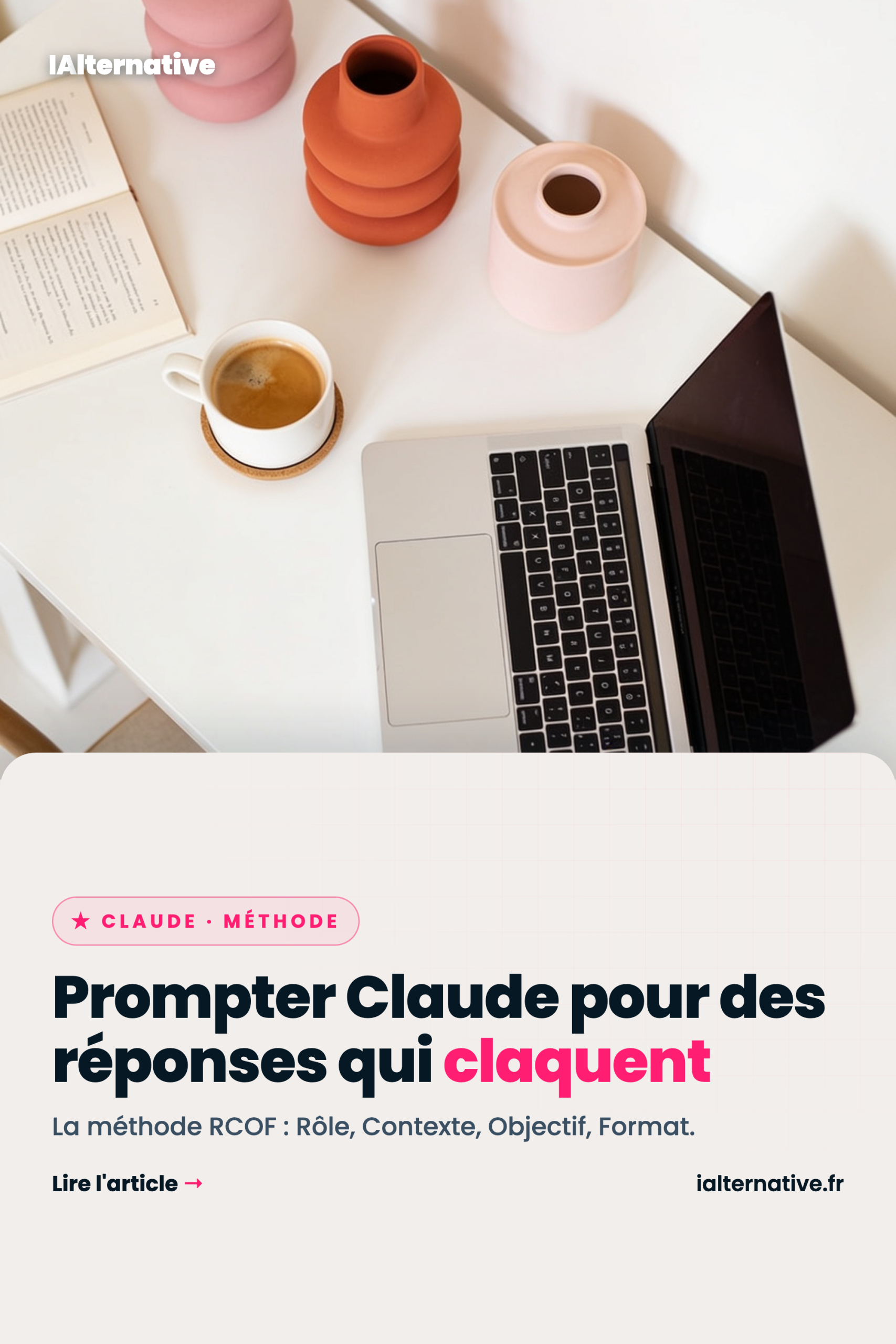 comment prompter Claude — à épingler sur Pinterest