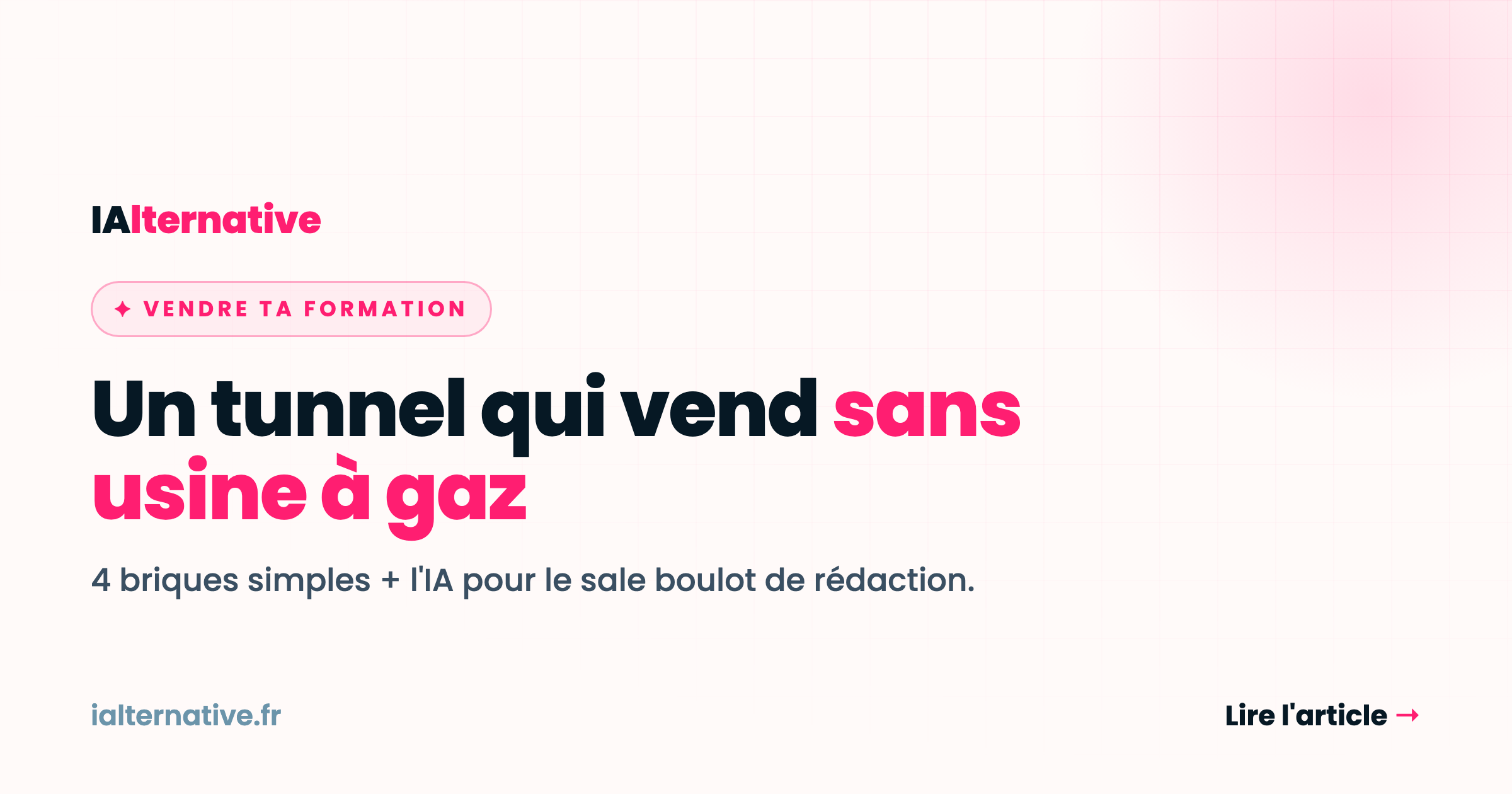Tunnel de vente formation en ligne : le monter simple sans te noyer