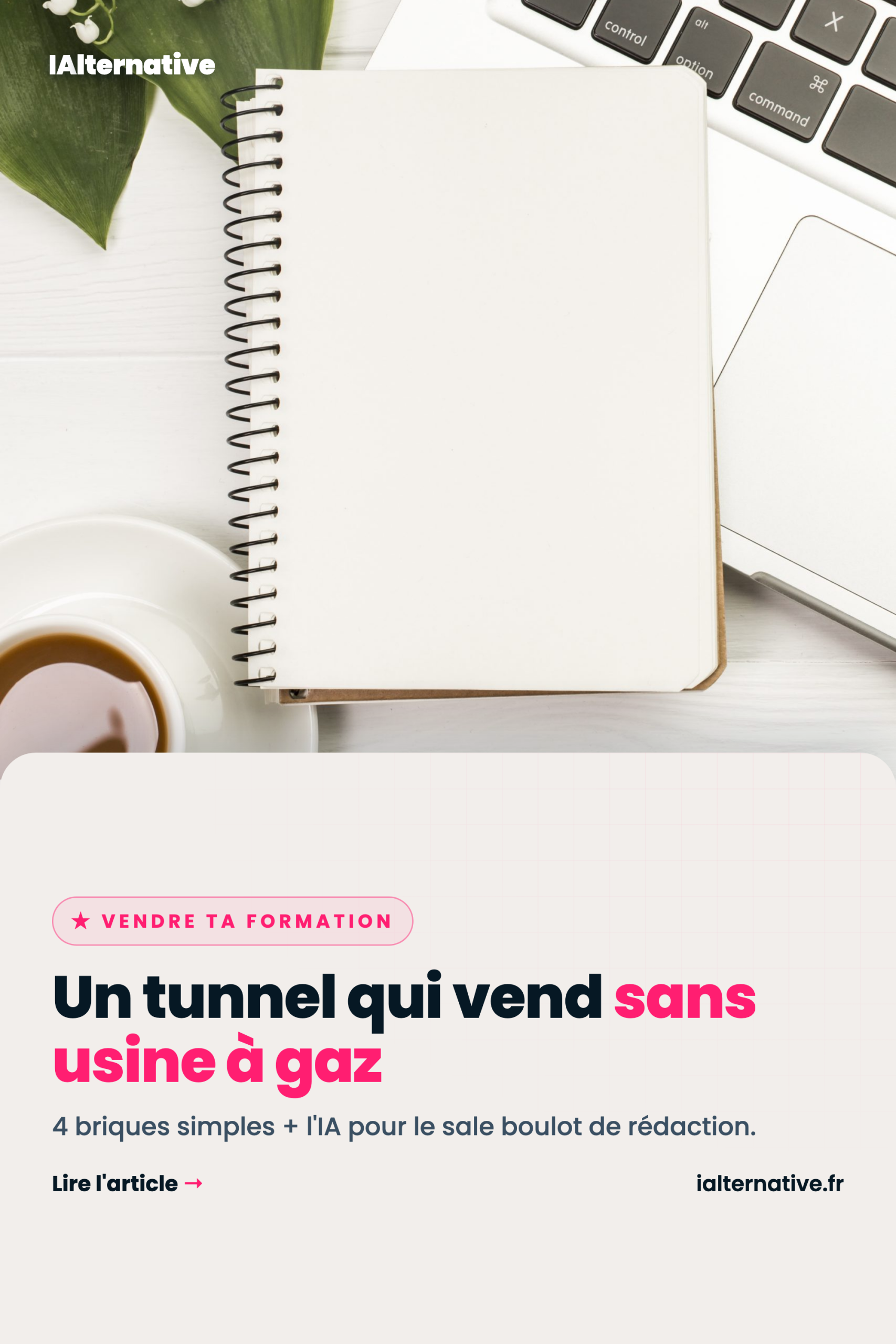 tunnel de vente formation en ligne, à épingler sur Pinterest