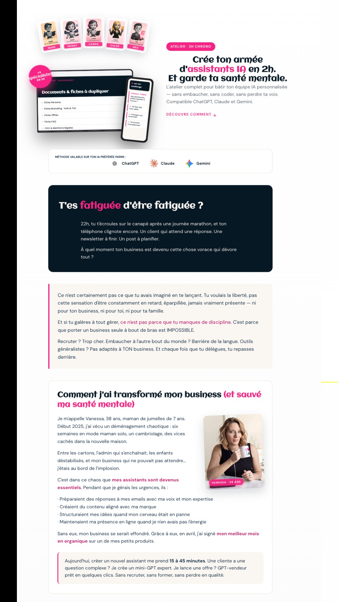 La même page après PDV Express
